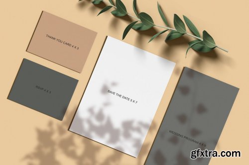 Wedding Invitation Suit Mockups