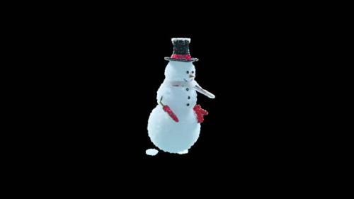 Videohive - 62 Snowman Dancing HD - 35003398 - 35003398