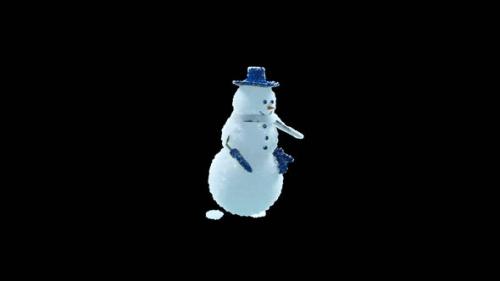 Videohive - 62 Snowman Dancing HD - 35003400 - 35003400