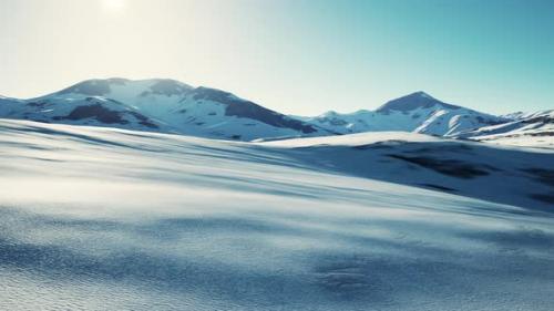 Videohive - Snow Covered Volcanic Crater in Iceland - 35023284 - 35023284