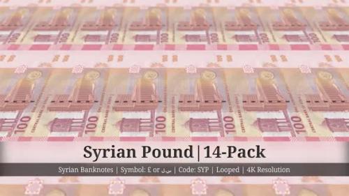 Videohive - Syrian Pound | Syria Currency - 14 Pack | 4K Resolution | Looped - 35023316 - 35023316