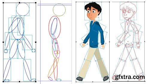Learn Walk Cycle Animation with Adobe Animate