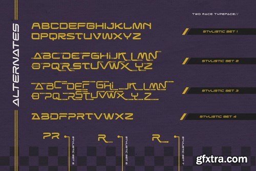 Two Race Typeface