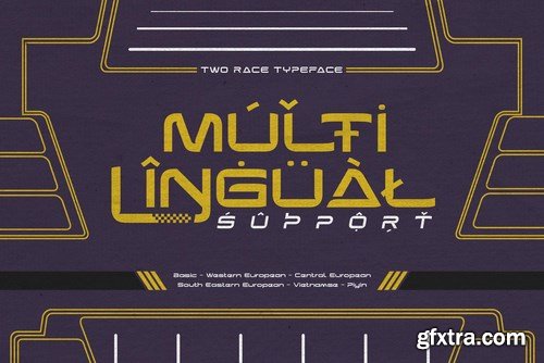 Two Race Typeface