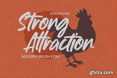 Strong Attraction - Modern Brush Font