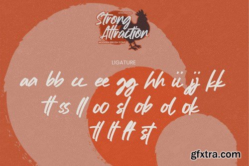 Strong Attraction - Modern Brush Font