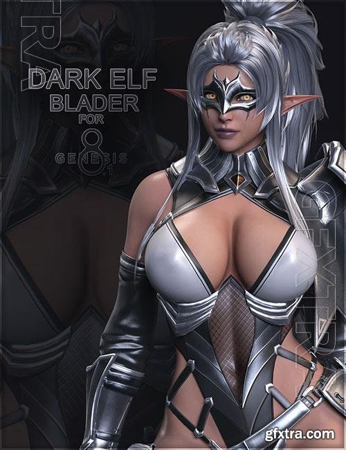 Dark Elf Blader for Genesis 8 and 8.1 Female