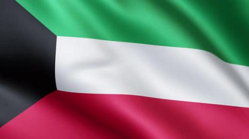 Videohive - Flag of Kuwait | UHD | 60fps - 34966659 - 34966659