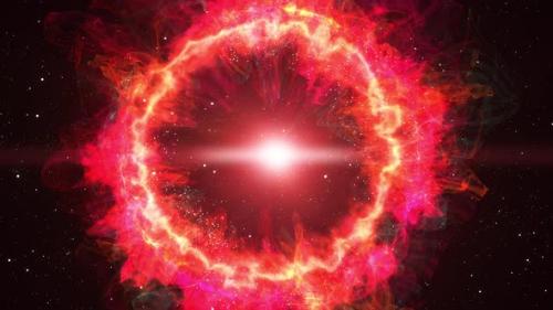 Videohive - Flying Into Red Planetary Nebula - 34966785 - 34966785