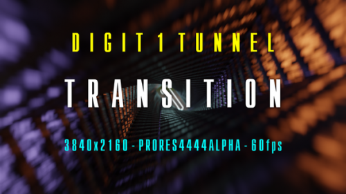 Videohive - DIGIT 1 TRANSITION | UHD | 60FPS - 34966917 - 34966917