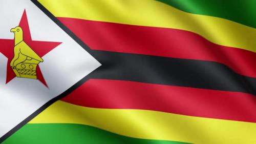 Videohive - Flag of Zimbabwe | UHD | 60fps - 34980323 - 34980323