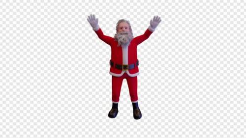 Videohive - Santa Jumping And Waving - 34992283 - 34992283