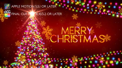 Videohive - Christmas Lights Wishes - Apple motion - 34961008 - 34961008