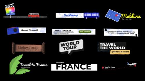 Videohive - Travel Lower Thirds - 35011180 - 35011180