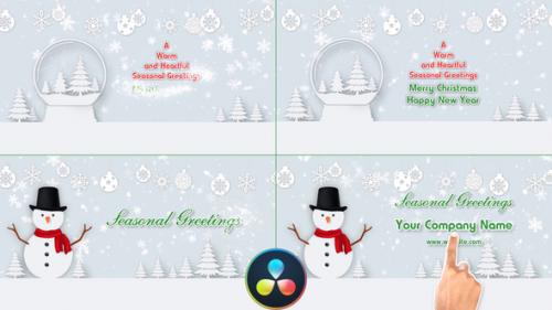 Videohive - Christmas Wishes Text - DaVinci Resolve - 34837036 - 34837036