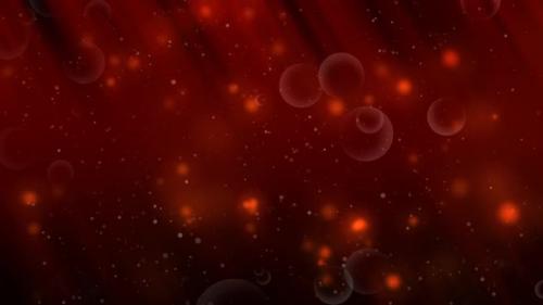 Videohive - Particles On A Dark Red Bg Loop - 28600279 - 28600279