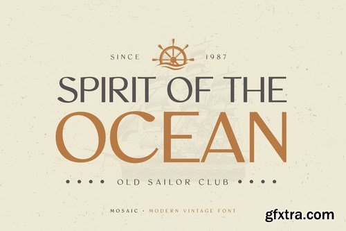 Mosaic - Modern Vintage Font