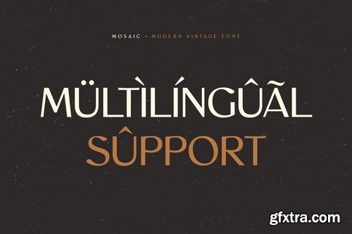 Mosaic - Modern Vintage Font