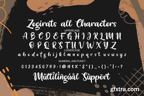 Zegirats Font