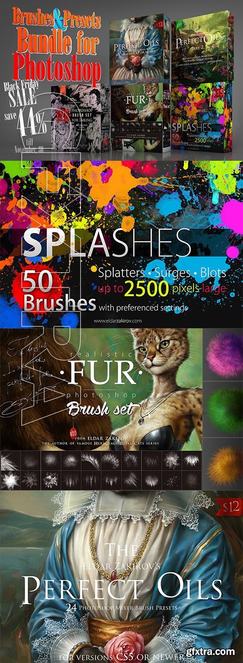 BLACK FRIDAY 3189754 - Brushes & Presets Bundle for Photoshop