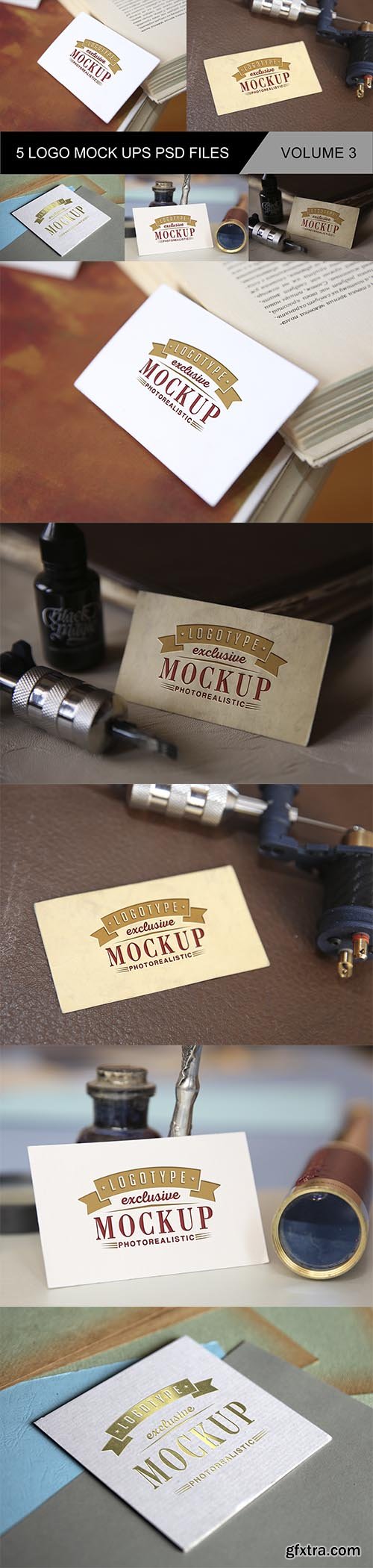 Vintage Style Logo Mockup v3