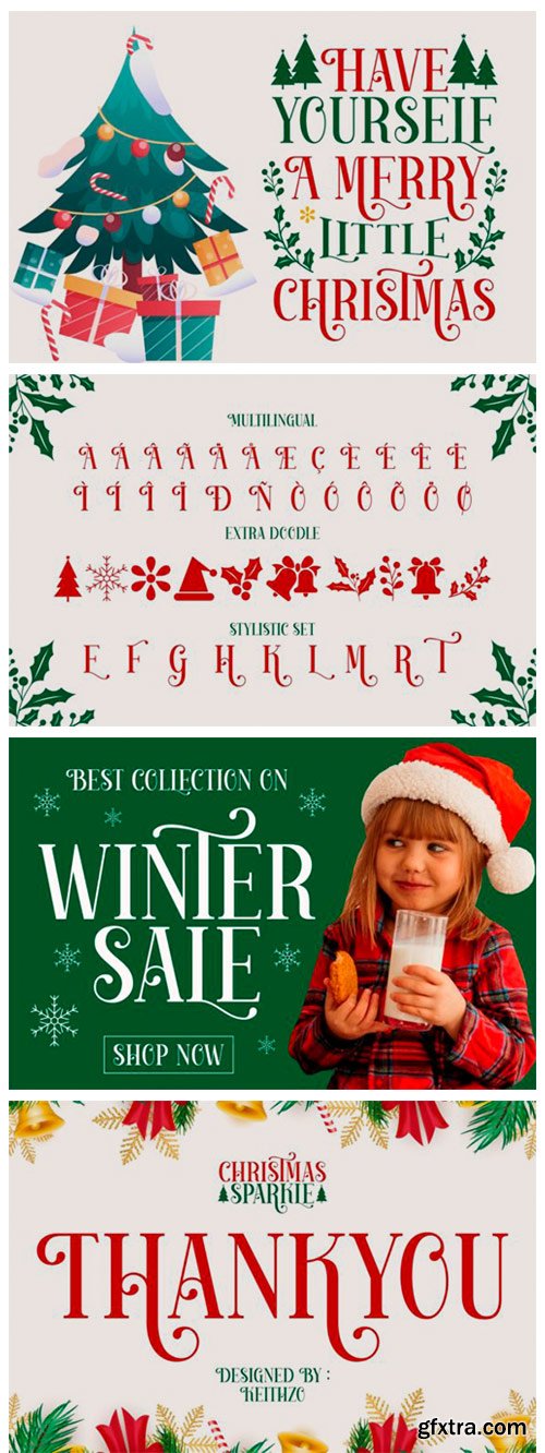 Christmas Sparkle Font