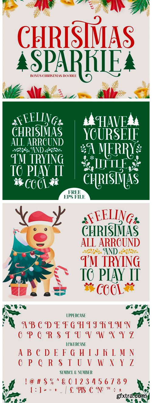 Christmas Sparkle Font