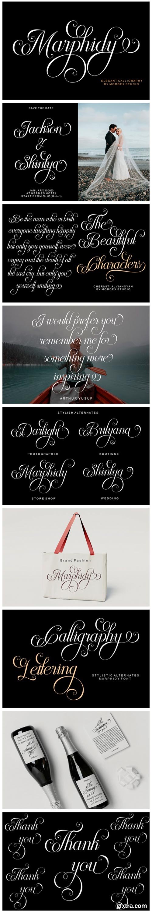 Marphidy Script Font