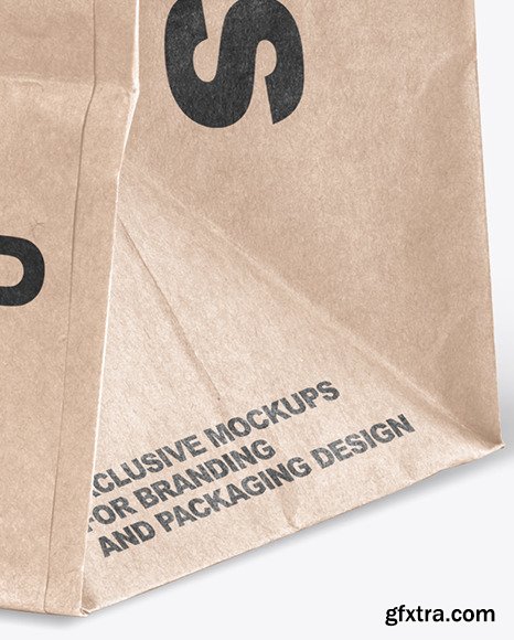 Kraft Paper Shopping Bag Mockup 89364