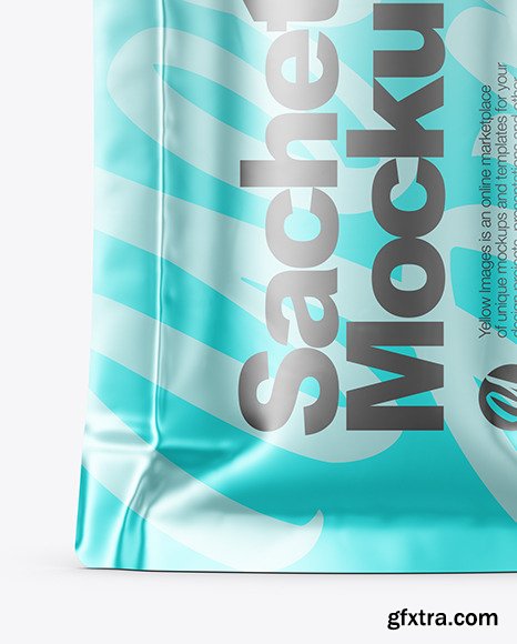 Metallic Sachet Mockup 89483