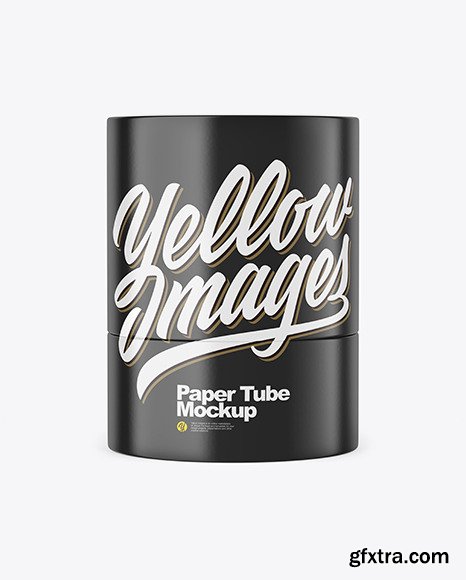 Matte Paper Tube Mockup 89525