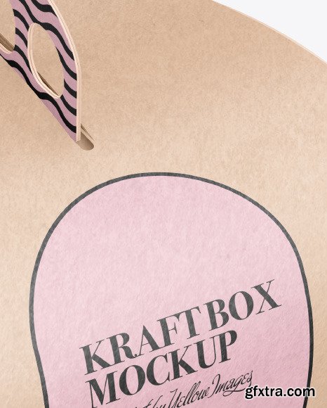 Kraft Box w/ Handle Mockup 89593