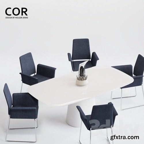 COR Fino Chair and Conic Table