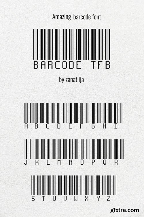 Barcode Display Font