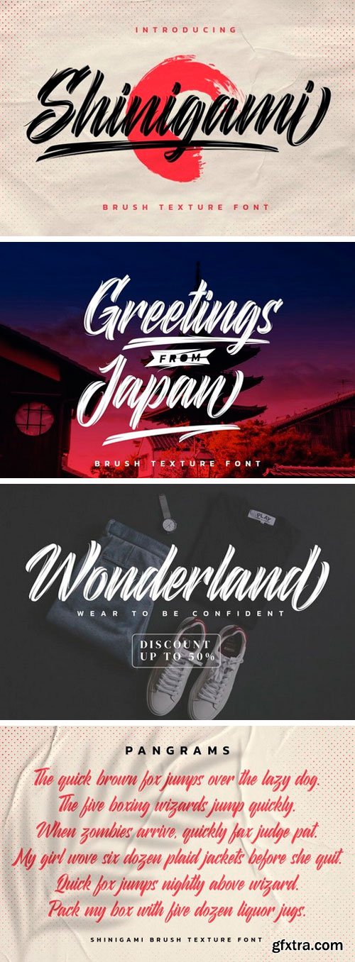 Shinigami Brush Font