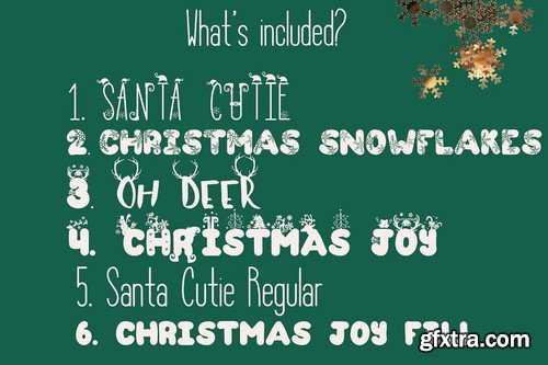 The Christmas Fonts Bundle