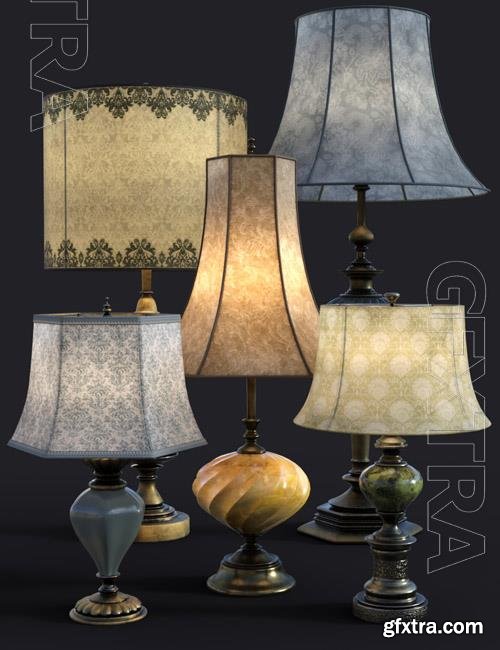 B E T T Y  Vintage Decor 03 Table Lamps