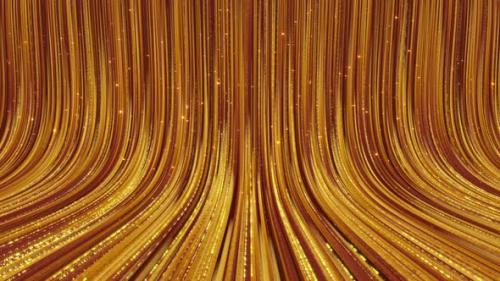 Videohive - Rising Gold Particle Wall - 29267398 - 29267398