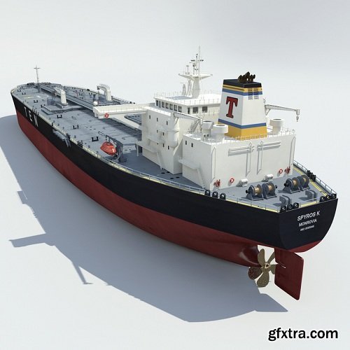 Ship Tanker 3d Model