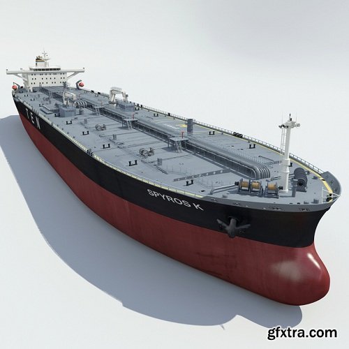 Ship Tanker 3d Model