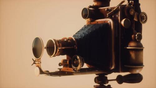 Videohive - Antique Old Retro Photo Camera - 35040136 - 35040136