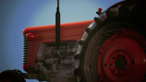 Videohive - Old Vintage Retro Tractor - 35041959 - 35041959