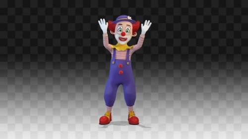 Videohive - Clown Wave Greeting - 35045017 - 35045017