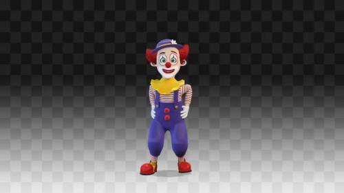 Videohive - Clown Dancing A Funny Dance - 35045019 - 35045019