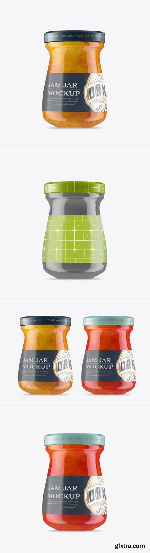 Jam Jar Mockup