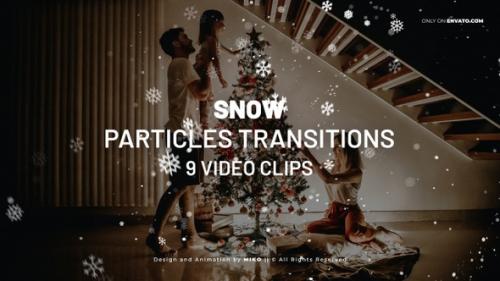 Videohive - Snow Particles Transitions - 35049878 - 35049878