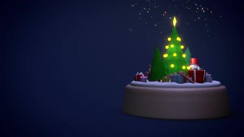 Videohive - Christmas Night Background - 35052450 - 35052450