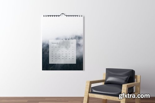 Wall Calendar Mockup