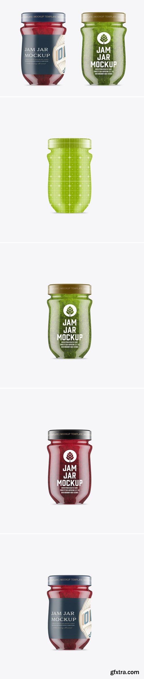 Jam Jar Mockup