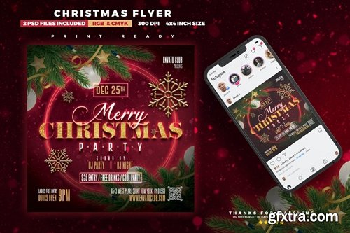 Merry Christmas Party Flyer